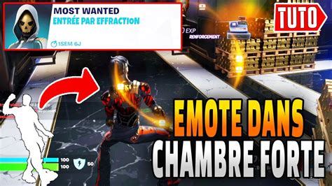 Utiliser Une Emote A Linterieur Dune Chambre Forte Sur Fortnite