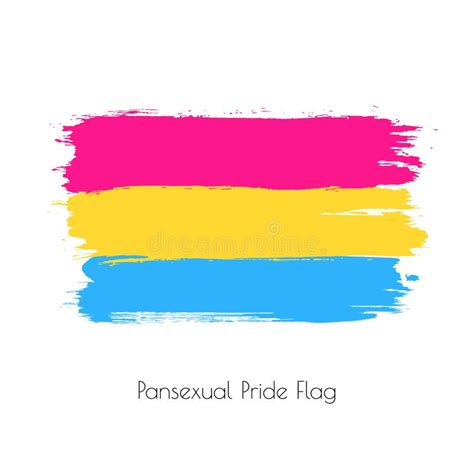 Pansexual And Lgbt Doodle Hearts And Rainbow Set Parade Logo Concept