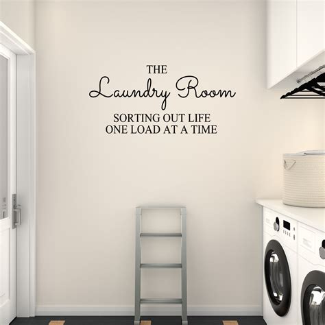 Wall Decal Quote The Laundry Room Sorting Out Life One Load At A Time