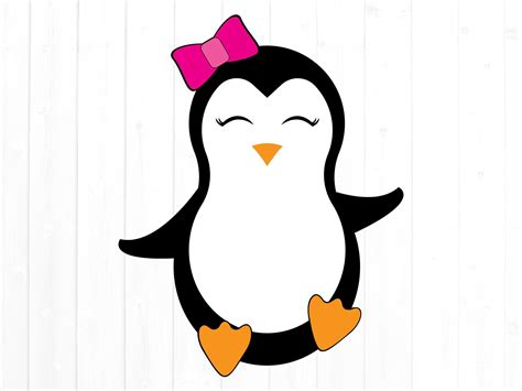 Penguin Svg For Commercial Use Penguin For Cricut Layered Etsy