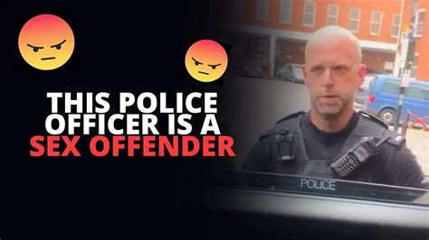 THIS POLICE OFFICER IS A SEX OFFENDER