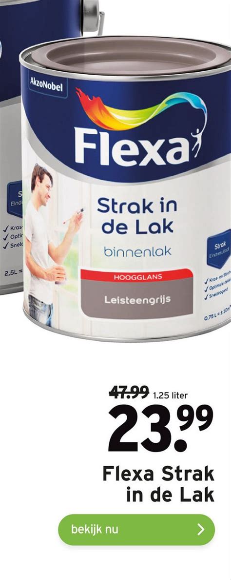 Flexa Strak In De Lak Aanbieding Bij Gamma