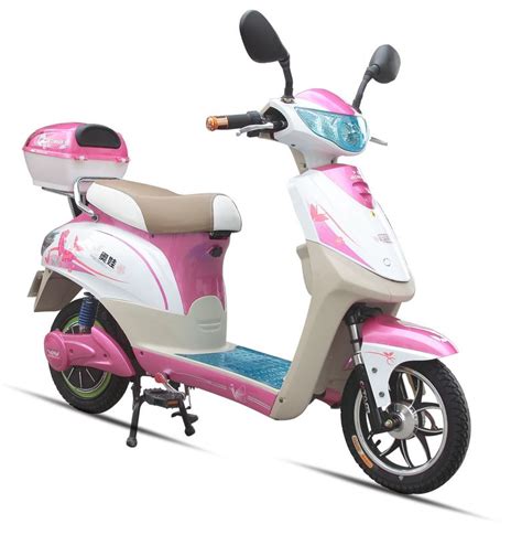 350W Pink Adult Electric Scooter , Battery Operated Scooter With 350W ...