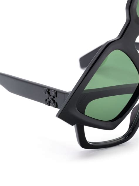 Off White Eyewear Lentes De Sol Clip On Negro Farfetch Mx