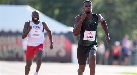 Aaron Brown Wins Canadian 200m Title To Complete Sprint Sweep