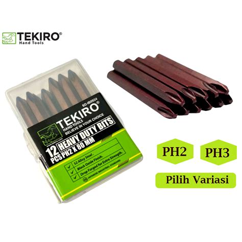 Jual Tekiro Mata Obeng Ketok Ph Ph Heavy Duty Bits S Mata