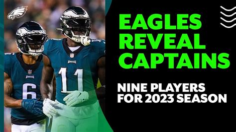 Eagles reveal names of nine captains for 2023 season – NBC Sports Philadelphia