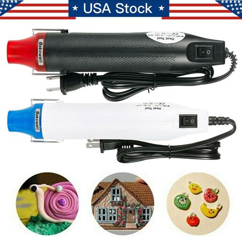 Mini Heat Gun W Handheld Hot Air Gun For Diy Craft Embossing Shrink Wrapping Pvc Drying
