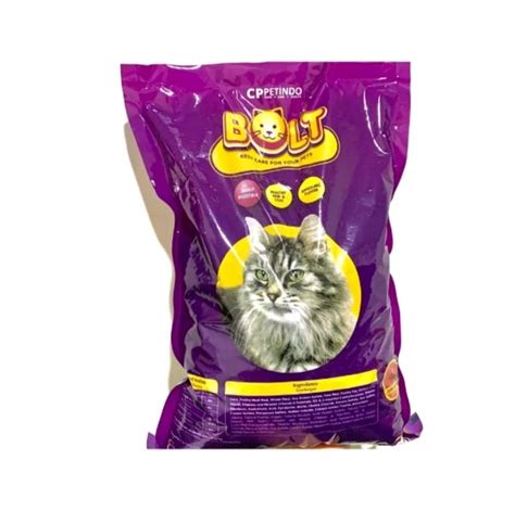 Makanan Kering Kucing Bolt Kemasan Kg Lazada Indonesia