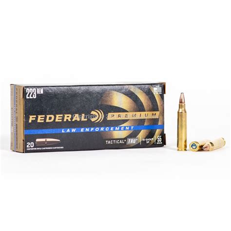 Federal Le 223 Rem Ammo 55gr Hi Shok Sp T223a 500 Rounds