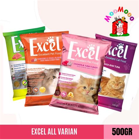 Jual Excel Gr Makanan Kucing Cat Food Dry Excel All Variant Gr