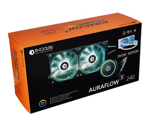 Id Cooling Auraflow X 240 白色rgb光效一体式水冷cpu散热器 240 阿里巴巴