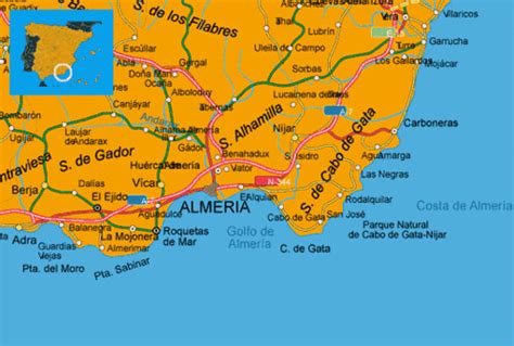 maps spain costa almeria costa de almeria spanish south ma flickr