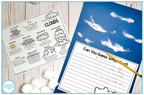 Types Of Clouds Activity For Kids - Grade School Giggles