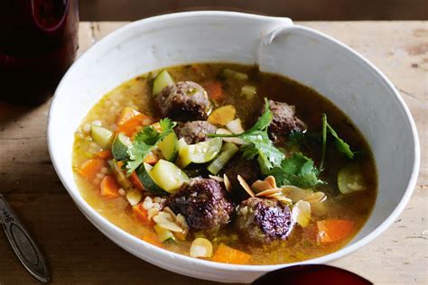 Spiced Moroccan Meatball Soup Recipes Au