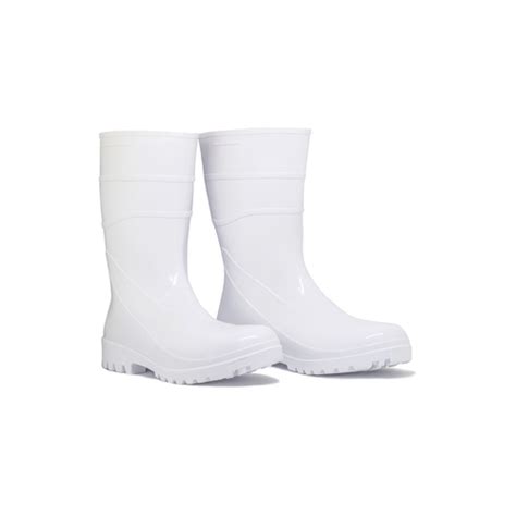 Bota Pvc Acqua Flex 82bpc600 Branca Cano Curto Forro Bracol No Shoptime