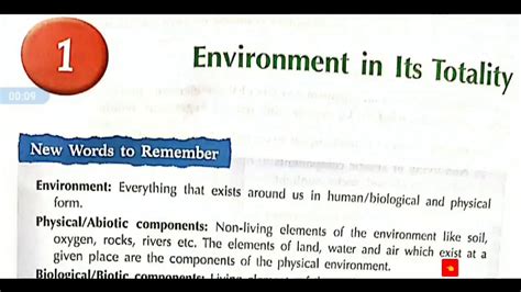 Class 7th Geography Chapter 1 Environment In Its Totality Part 1 Youtube