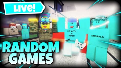 Roblox Playing Random Games With Viewers Live Youtube