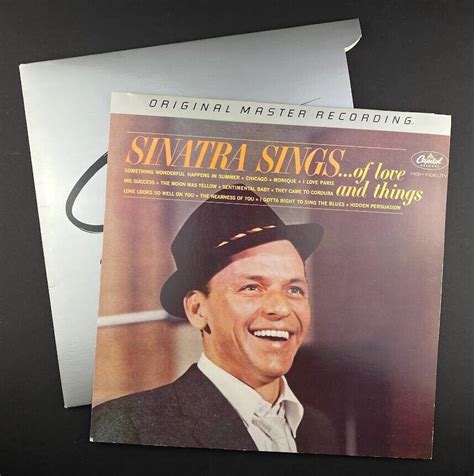 Frank Sinatra Sings Of Love And Things Audiophile Mfsl Vinyl Record