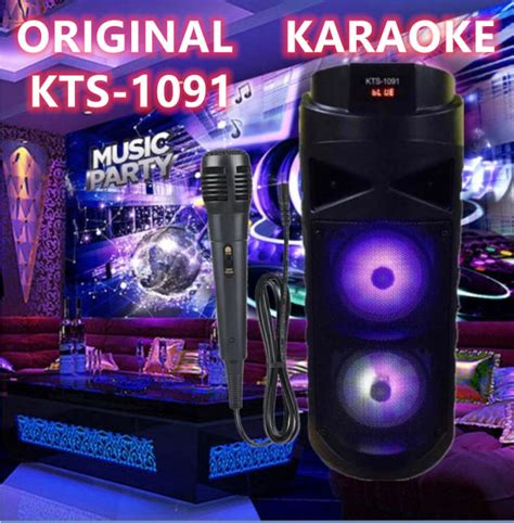 KTS 1091 KARAOKE Super Bass Portable Wireless Bluetooth Speaker KTS