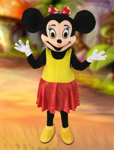 Mascot Costume Minnie Mouse Mascot Cosplay Costume For Party