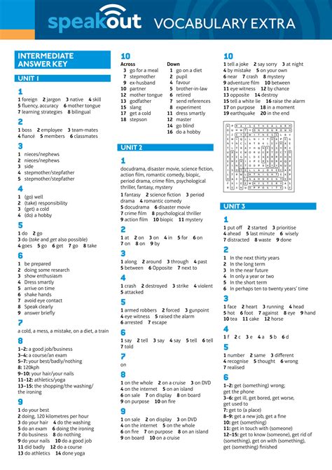 Language Powerbook Intermediate Answer Key 6
