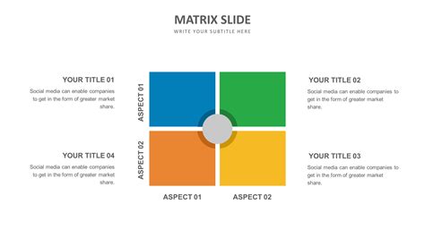 Powerpoint Matrix Template