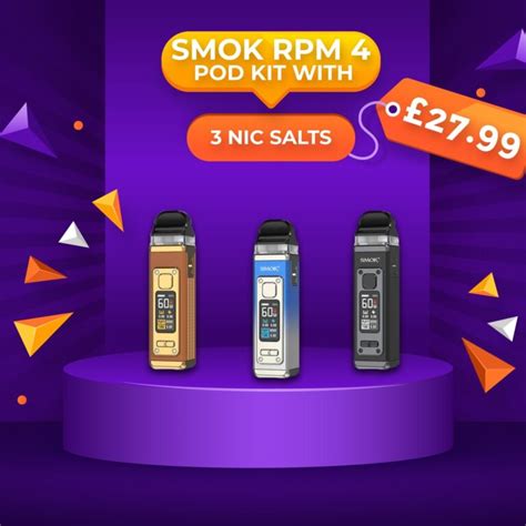 Smok Rpm 4 Pod Kit Diy E Liquids