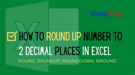 How To Round Up Number To 2 Decimal Places In Excel Excelwrap