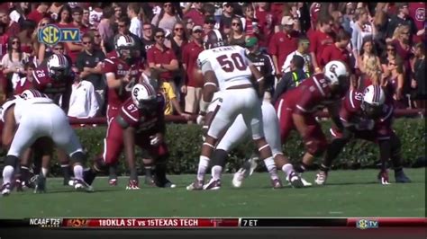 2013 Usc Vs Mississippi State Mike Davis 43 Yd Run Youtube