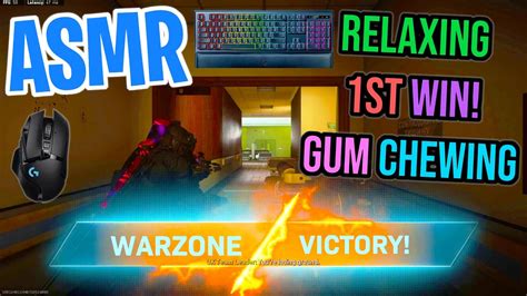 ASMR Gaming Call Of Duty Warzone Victory Relaxing Gum Chewing