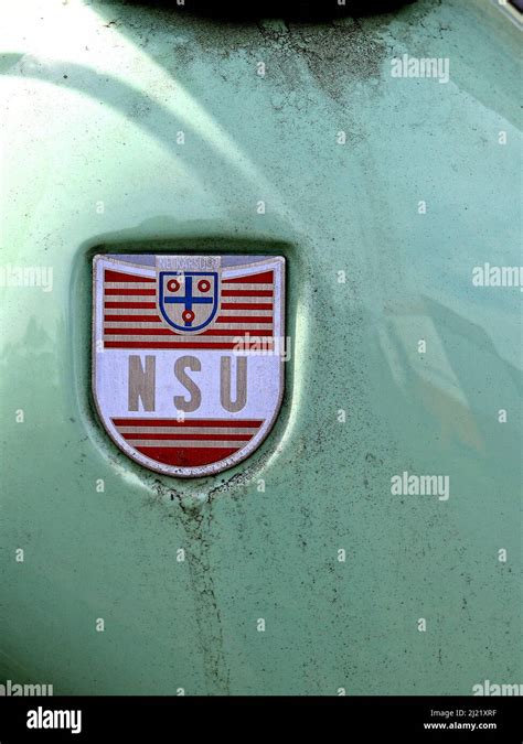 nsu was an engine brand from germany the logo of the company is on a ...