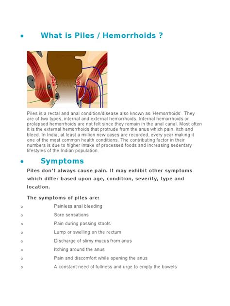 What Is Piles? | PDF | Hemorrhoid | Gastroenterology