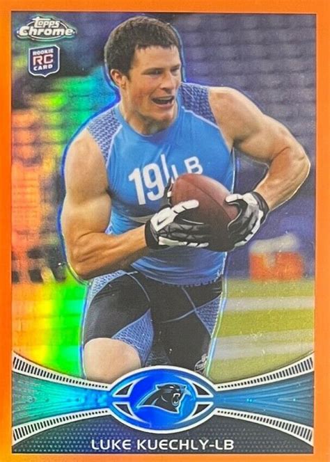 Luke Kuechly 2012 Topps Chrome 45 Orange Refractor PSA 10 Price Guide