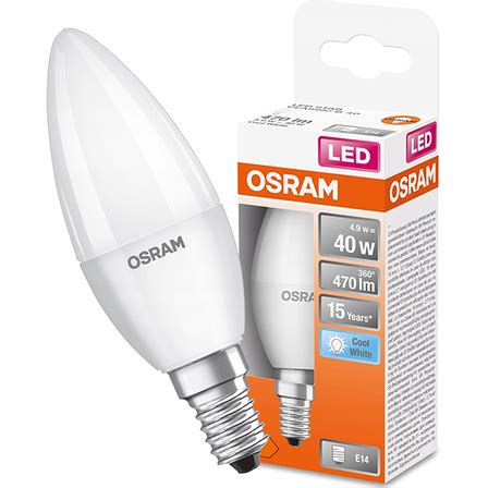 OSRAM Żarówka LED świeca E14 4W biały neutralny