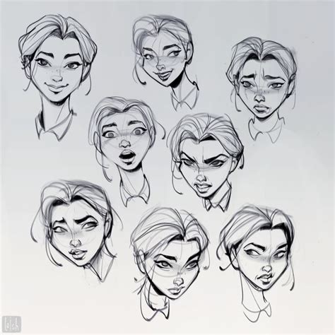 loish blog | Drawing cartoon faces, Drawing face expressions, Character design sketches