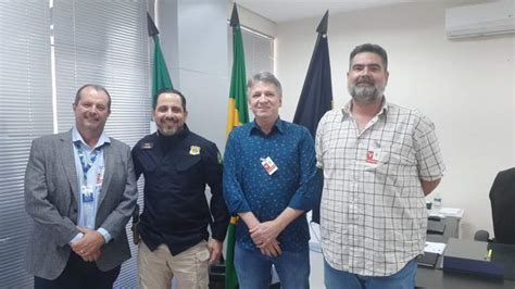 Superintendente Da PRF MS Recebe Visita De Superintendente Do DNIT MS E