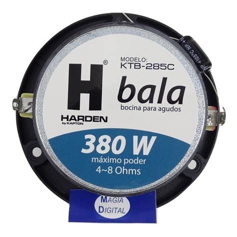 Tweter De Bala Agudos Watts Cromado Harden Ktb C Mercadolibre