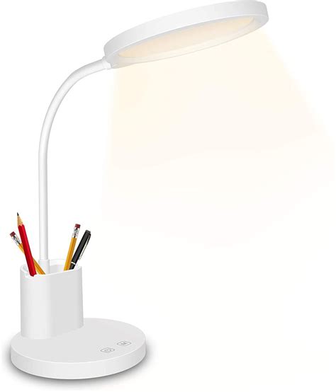 Led Touch Sensitive Dimmable Desk Lamp Rechargeable Table Lamps