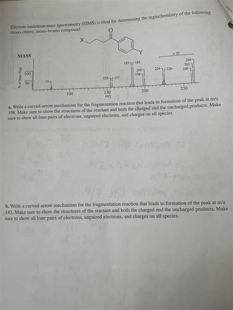 Solved Electron-ionization mass spectrometry (EIMS) ﻿is | Chegg.com