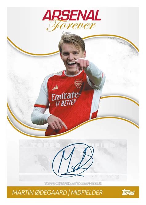 2023 24 Topps Arsenal Forever Checklist Set Details Odds Boxes