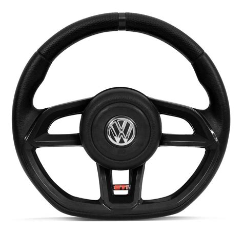 Volante Esportivo Gti Preto Golf Gol G1 G2 G3 G4 G5 G6 Fusca Mercado