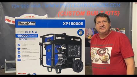 Duromax XP15000E Watts Generator Conversion Video From Gasoline To