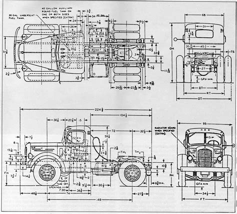 Truck Trailer Blueprints