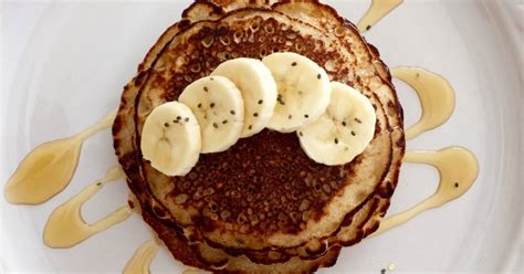 Hot Cakes de Avena plátano y almendra DELICIOSOS Receta de Yazmi Garcia Cookpad