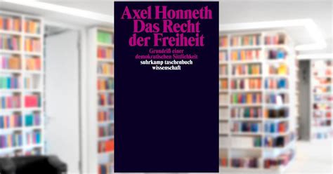 Das Recht Der Freiheit Epub Von Axel Honneth Suhrkamp Verlag