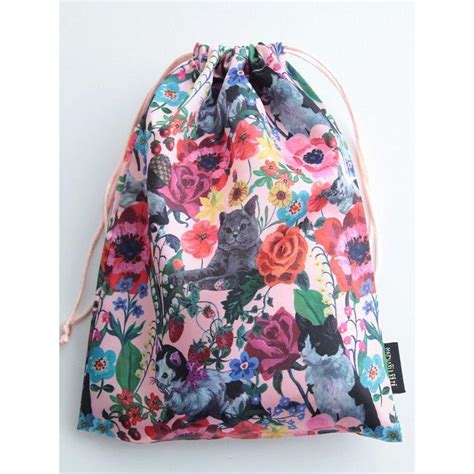 巾着 ポーチ おしゃれ Nathalielete Satin Drawstring Pouchナタリーレテサテン ギフト 入園 入学 体操福袋