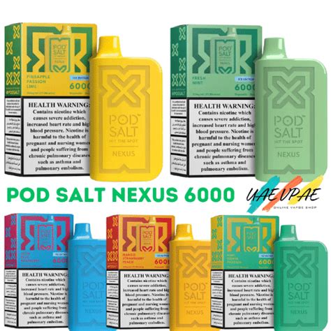 Buy Pod Salt Nexus Puffs Mg Disposable Vape Uae