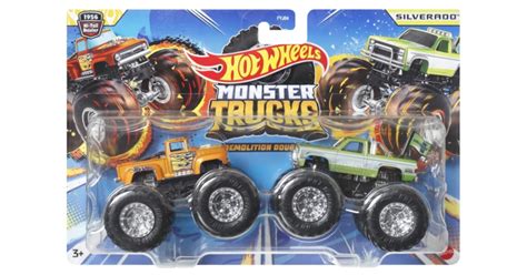 Hot Wheels Monster Truck Set Masini Scara La Hi Tail Hauler Si Silverado Arhiva Okazii Ro