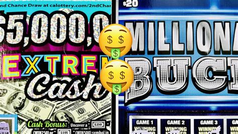 Wins Extreme Cash Millionaire Bucks Wins Ca Lottery Ticket